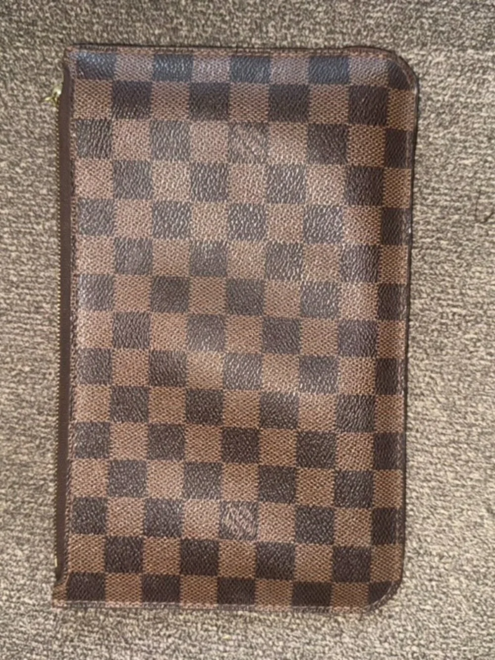 Louis Vuitton Damier Ebene Neverfull Wrislet Pouchette